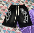 Black baggy hellstar shorts