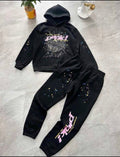 Black sp5der matching set